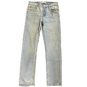 Levi Strauss 502 16 Regular Taper light color 28 by 30 denim jean pants boy New